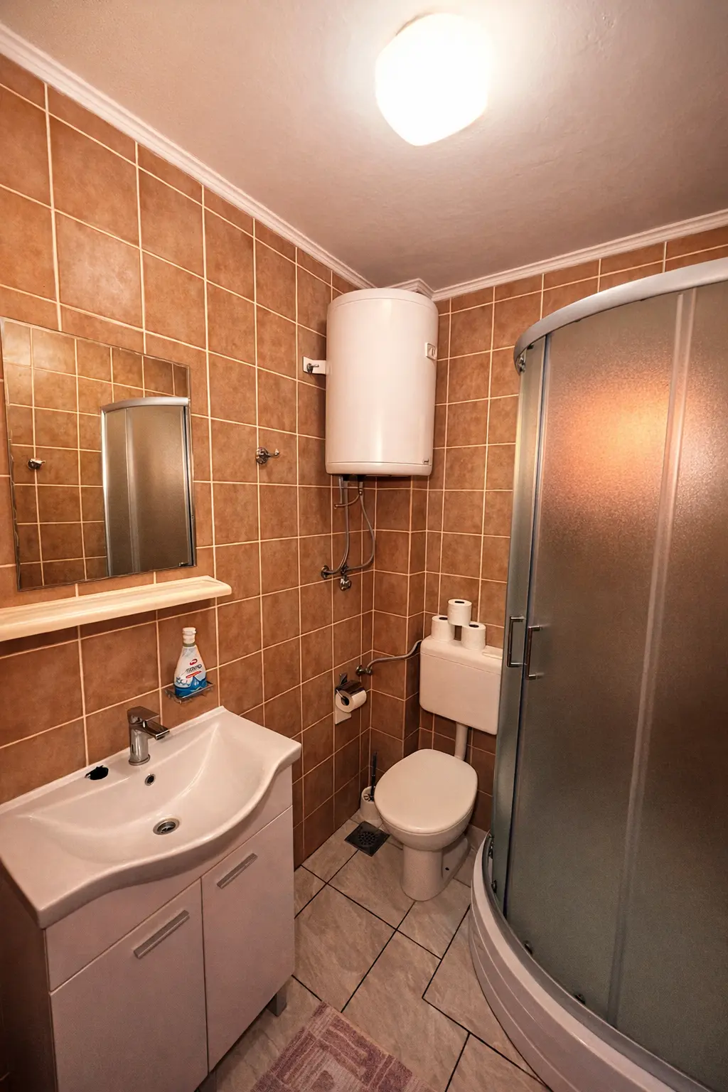 Ferienwohnung A1 Podaca Badezimmer Villa Natali